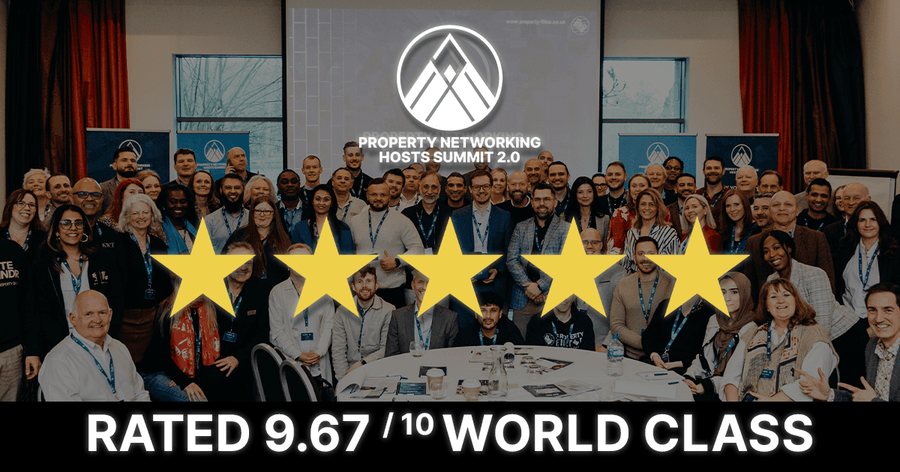 Property Networking Hosts Summit 2.0, full room, rated 9.67 out of 10, world class